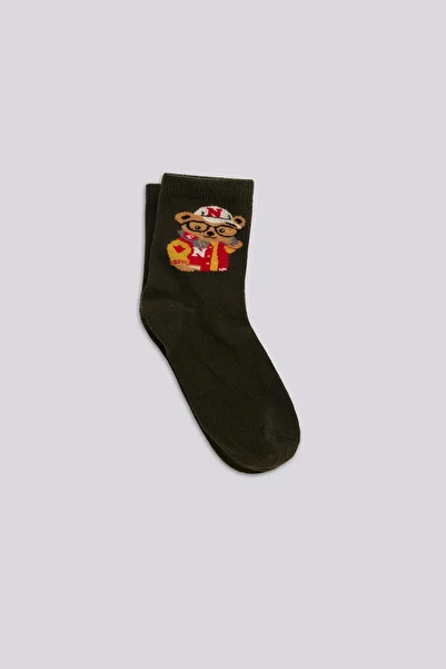 Nebbati Bg Store Boy's Khaki Socks