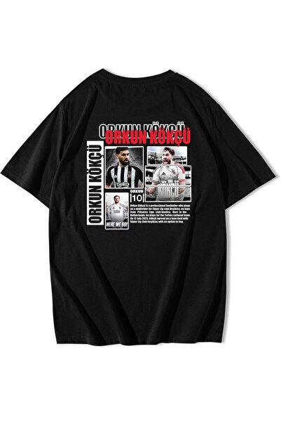 BRZ COLLECTION Tricou unisex oversize Orkun Kökçü negru