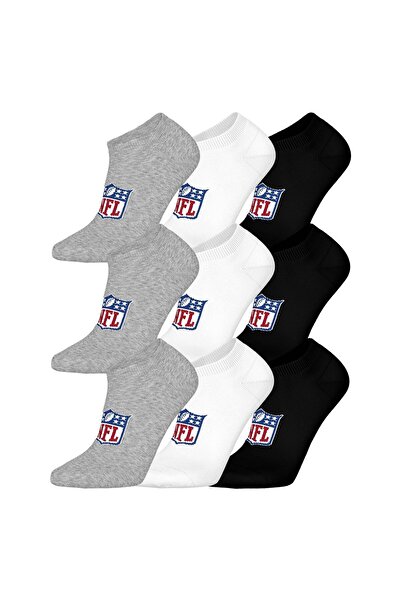 NFL Unisex Sneaker-Socken, 9er Pack - Shield 9Pack Sneaker Socken, Logo, Baum...