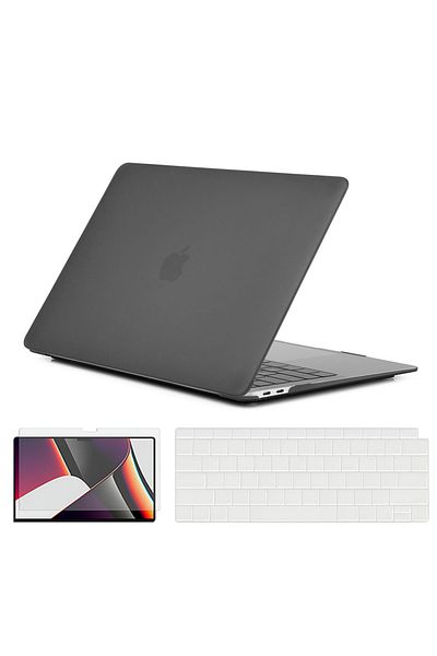 O Ozone Rubberized Matte Case | MacBook Air 13 inch (A1932, A2179, A2337, 2018-2020) | Keyboard Cover | Scre