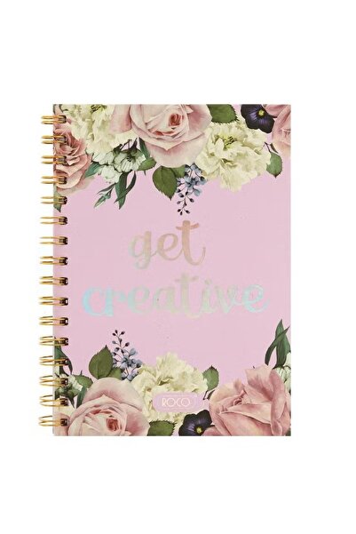 Roco دفتر ملاحظات "أبدع" A5 - 80 ورقة - غلاف مُلهم وصفحات مُسطّرة