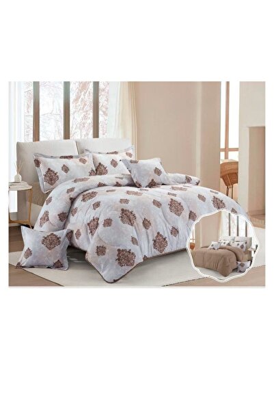 smart home غطاء سرير مزدوج فاخر مصنوع من ألياف دقيقة بنسبة 100%، غطاء سرير قا...