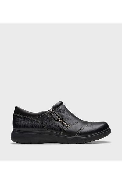 CLARKS Black Women's Certina Pure Slip On shoes
