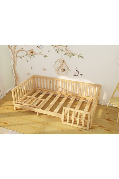 woodandmontessori Pamir - Montessori Önü Çıkabilen Çocuk Yer Yatağı(64 Cm Yük...