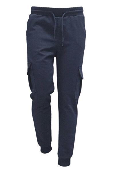 AHENGİM Boys Basic Cargo Pocket Jogger Leg School Sweatpants Ak2322-1