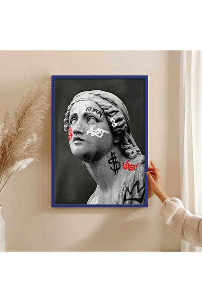 HOMEPACK TABLO CU CADRU DE LEMN POSTER CU CADRU DECOR ARTISTIC DE PERETE TK/1502