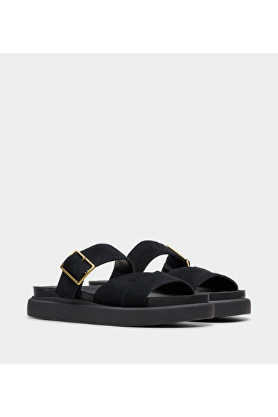 CLARKS Black Women's Aristella Mule Sandals