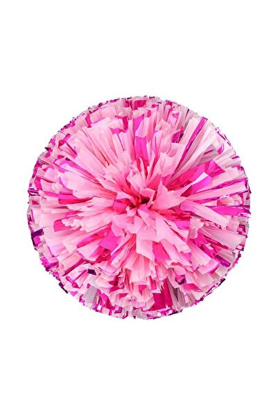 mutlu adım 2 Adet 30cm Ponpon Gösteri Ponponu Pembe