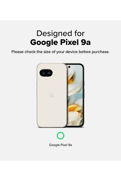 Ringke غطاء حماية لهاتف Google Pixel 9a | سلسلة Onyx Design | أسود مموه