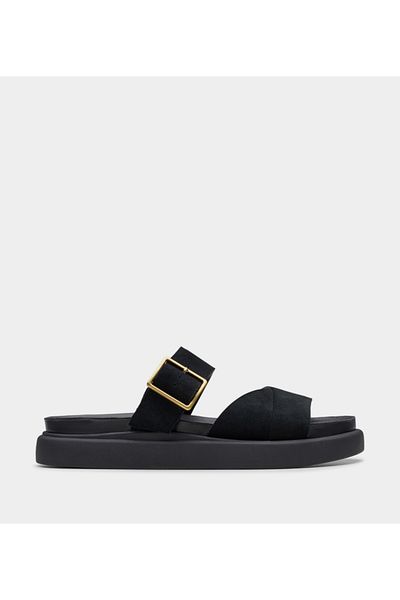 CLARKS صندل أريستيلا ميول نسائي أسود