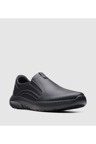 CLARKS حذاء كلاركس برو ستيب نو للرجال باللون الأسود