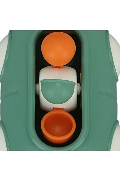 Kripyery Multicolored elephant toy with wheel for children's bath, 16.4 x 9 cm,