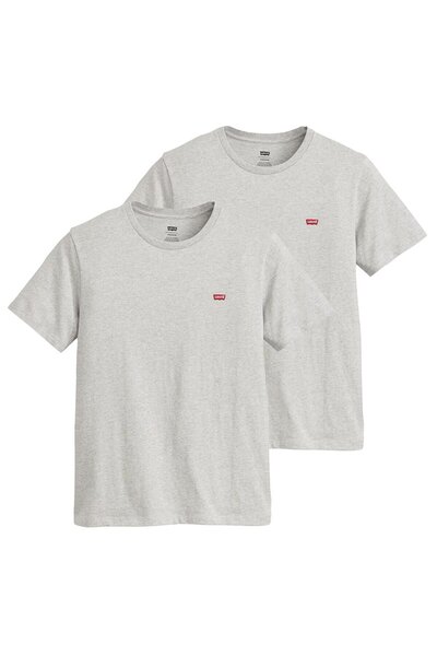 Levi's Herren T-Shirt 2er Pack - "Original Housemark Tee", Rundhals, Baumwolle