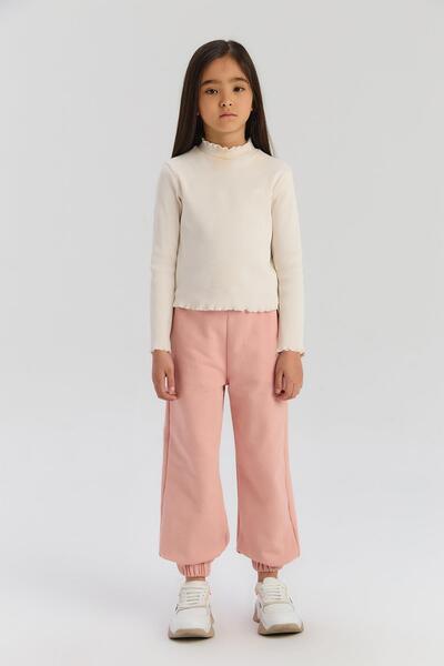 Tyess Basic Girl Ecru Tshirt