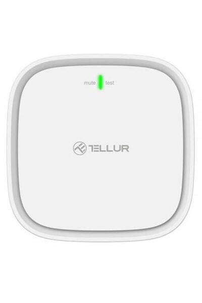 TELLUR Senzor de gaz, WiFi, inteligent, DC 12V 1A, alb