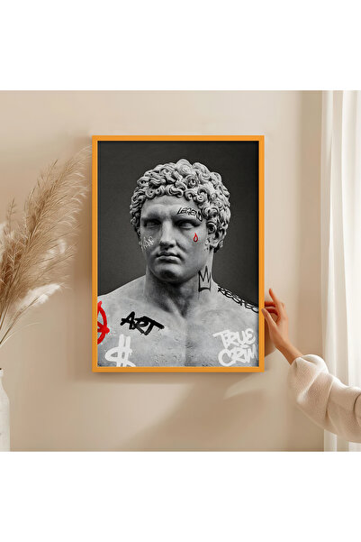 HOMEPACK Wooden Frame Painting Framed Poster Art Wall Decor Tk/1503