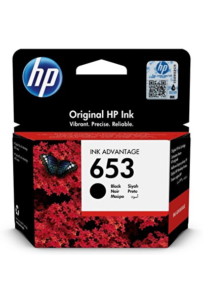 HP Cartus cerneală 653 3YM75AE, original, negru