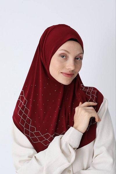 Mercan Hijab Stoned Practical Hijab