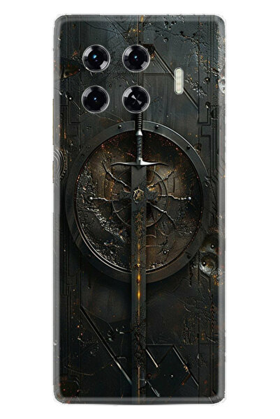 TECNO Spark 20 Pro Plus Kılıf Boutique Baskılı Resimli Sword Pcode -051