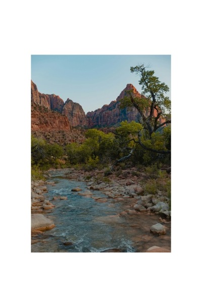 OEM Tablou Canvas Premium 'Răsăritul în Munți'