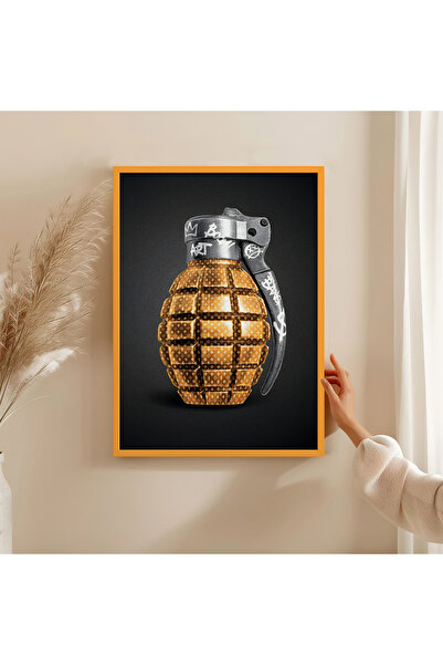 HOMEPACK Wooden Frame Painting Framed Poster Art Wall Decor Tk/1504