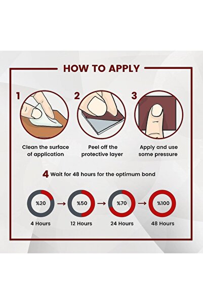 Red Goat Set of 24 double-sided adhesive pads for mounting and replacement Red Goat, foam, round, 50 mm