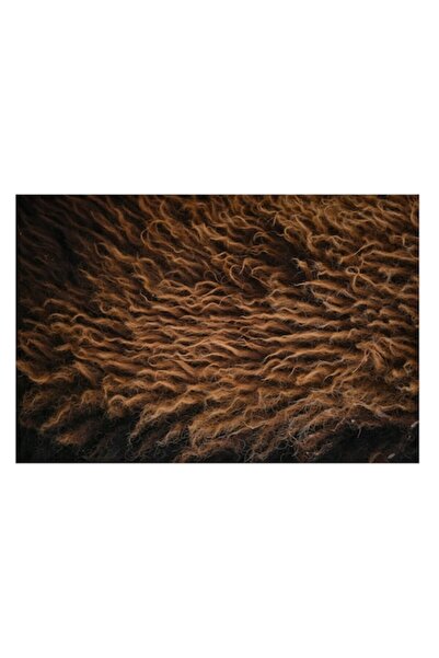 OEM Pictură pe pânză, „Texturi de toamnă în pădure”, Ondulată, Textură, Maro,...