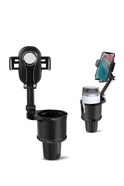 COOYA 2-in-1 Universal Car Cup Holder,Adjustable Base ,360° Rotating,Secure Grip