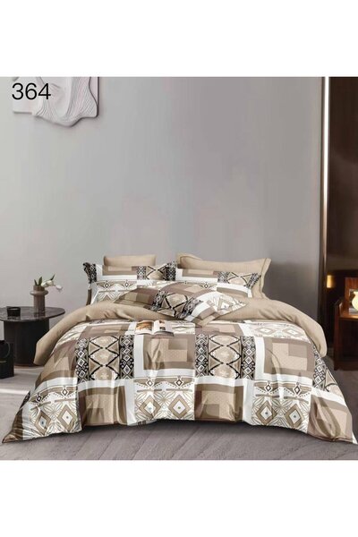FIONNA.RO Finet Bed Linen - Beige Tribal Motifs