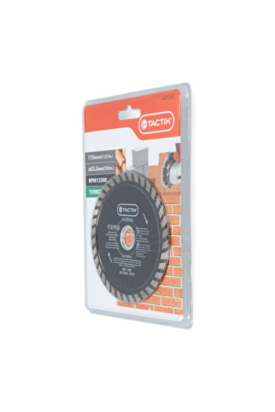 Tactix Turbo Diamond Cutting Disc 115mm