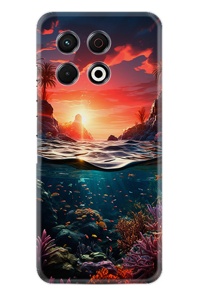 TECNO Spark 30 Pro Kılıf Boutique Baskılı Resimli Okyanus Pcode -067