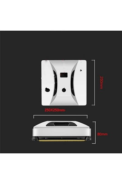 MILARIS Robot Curatare Geamuri MILARIS®,Protectie Inteligenta la Oprirea Curentului,Control prin Telecomanda