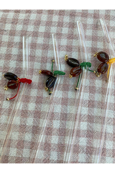 Arsin Sanat Kahve çekirdeği detaylı cam pipet