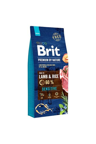 Brit Sensitive, hrana uscata pentru caini, Miel, 15 kg