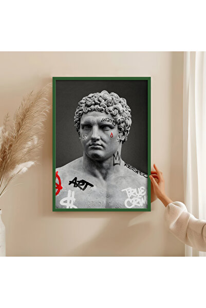 HOMEPACK Wooden Frame Painting Framed Poster Art Wall Decor Tk/1503