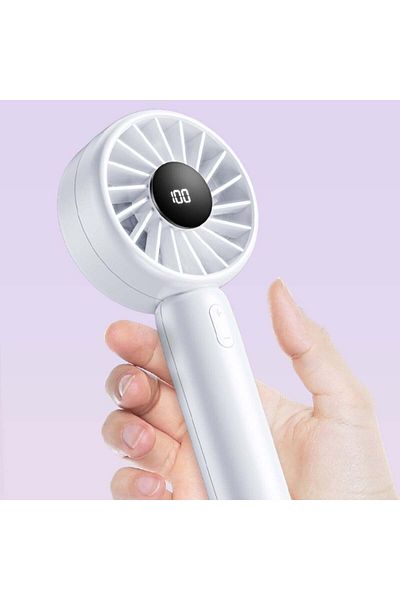 SKYDDAR INNOVATION Mini ventilator portabil, CT-110, 5 viteze, USB-C, compact și ușor, set de stickere, verde