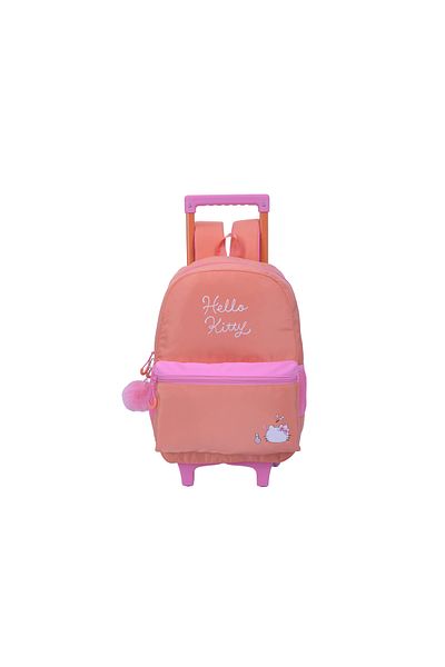 Hello Kitty TROLLEY 18" W/ PENCIL CASE Pink&Purple Colors