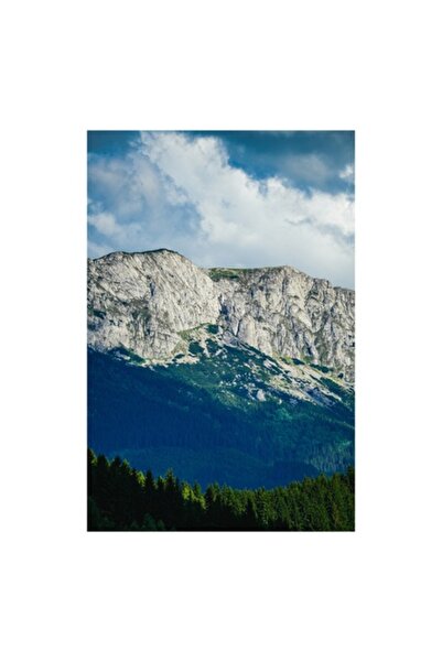 OEM Tablou Canvas, Carpatii in lumina diminetii tarzii, 100 x 100 cm