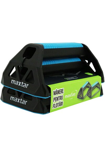 Maxtar Manere pentru flotari Maxtar, Negru/Albastru, 24x8x18 cm