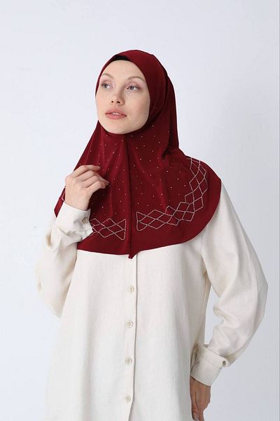 Mercan Hijab Stoned Practical Hijab