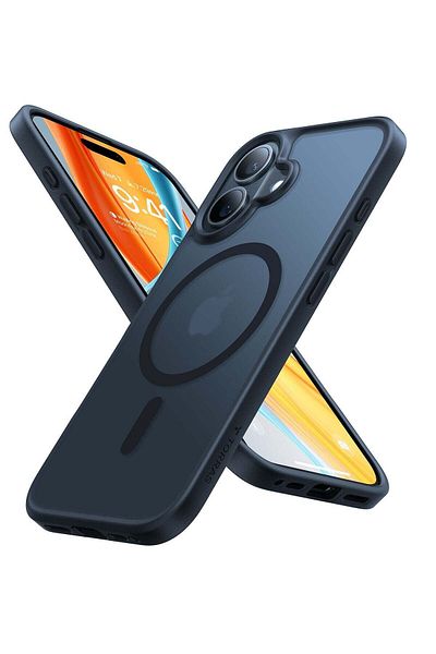 TORRAS جراب مغناطيسي مقاوم للصدمات لهاتف iPhone 16، 18N Mighty Magnetic، تم اختباره من السقوط بدرجة عسكرية بطول 12 قدمًا، مناسب لـ F