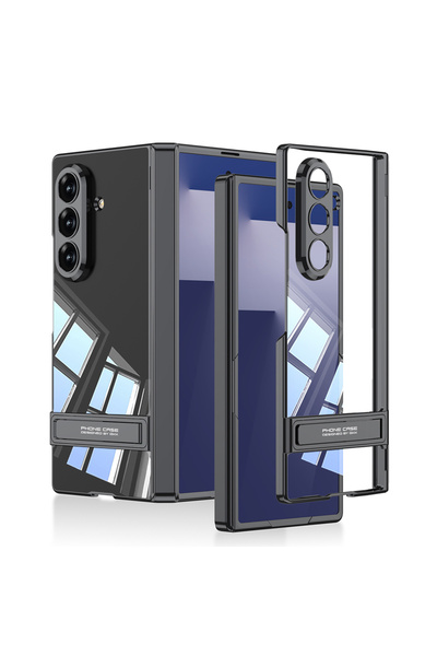 Nezih Case Samsung Galaxy Z Fold 7 Kılıf Kamera Korumalı Şeffaf Tasarımlı Sta...