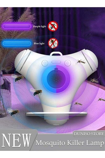 fun zone DUNISO Electric Mosquito Killer Lamp High Powerful UV Light Mosquito Zapper Killer