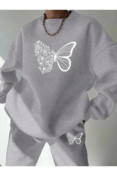 FUFLUNS ΣΕΤ ΦΟΡΜΑΣ UNISEX OVERSIZE ΠΟΔΗΛΑΤΟ ΛΟΥΛΟΥΔΙΑ ΠΕΤΑΛΟΥΔΑ