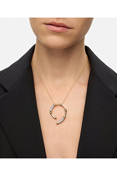 İpekyol Kristal taşlı metal kolye