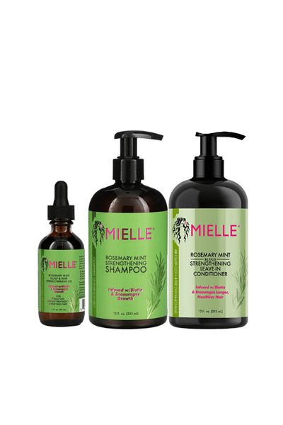 MIELLE Hair Repair Set with Rosemary and Mint - 3 Products