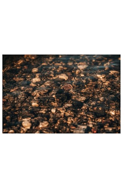 OEM Pictură pe pânză, „Pietre sub apă limpede”, operă de artă inspirată din n...