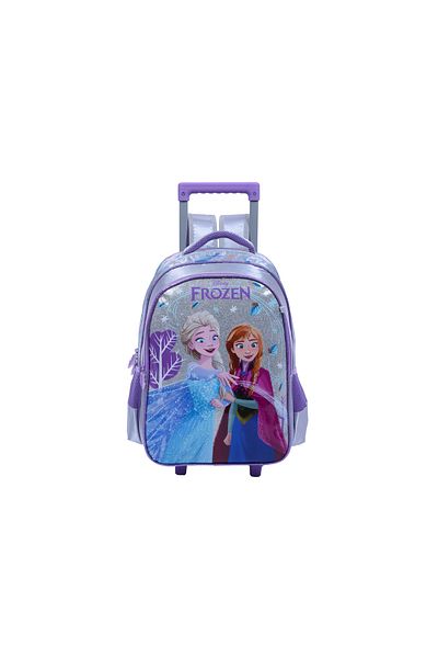 Frozen حقيبة عربة بحجرتين رئيسيتين وجيبين جانبيين 16 بوصة