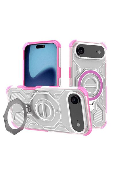 SKYDDAR INNOVATION Case for iPhone 17 Air, Shockproof, Carbon Shield PRO, Magsafe, sticker set, Pink