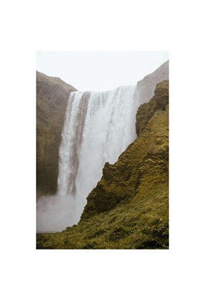 OEM Canvas Painting, 'Cascada Val de Argint in Ploaie'